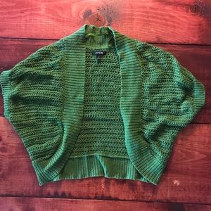 Knit Spring Green Shrug